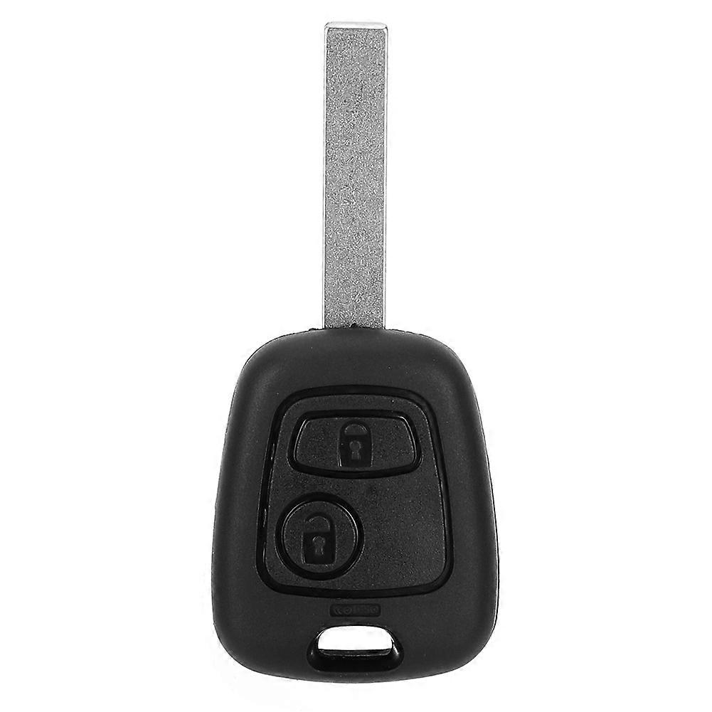2 Button Car Key Fob Case Remote Key Cover with Groove Replacement Fit for Peugeot 307