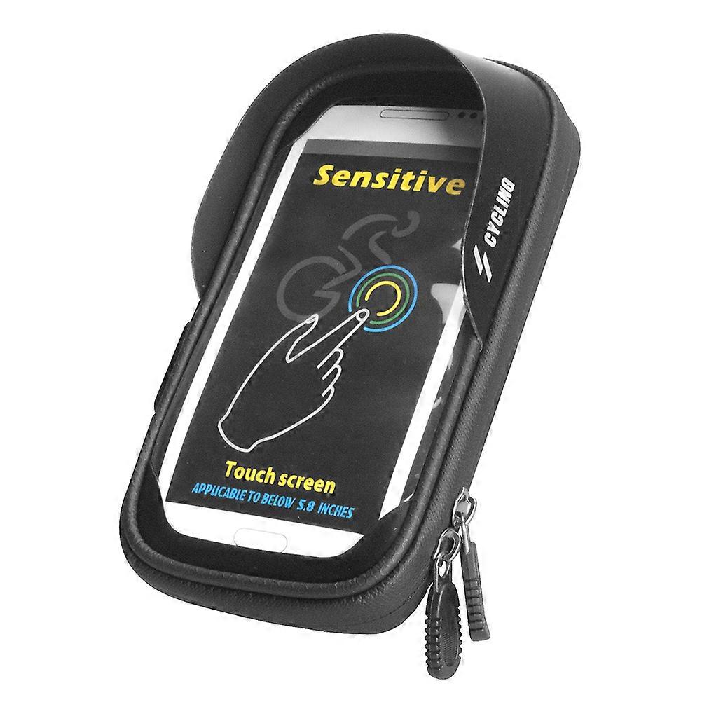 حقيبة هاتف الدراجة ركوب الدراجات MTB الدراجة الإطار الأمامي أنبوب أكياس الدراجة للهواتف أقل من 5.8 بوصة