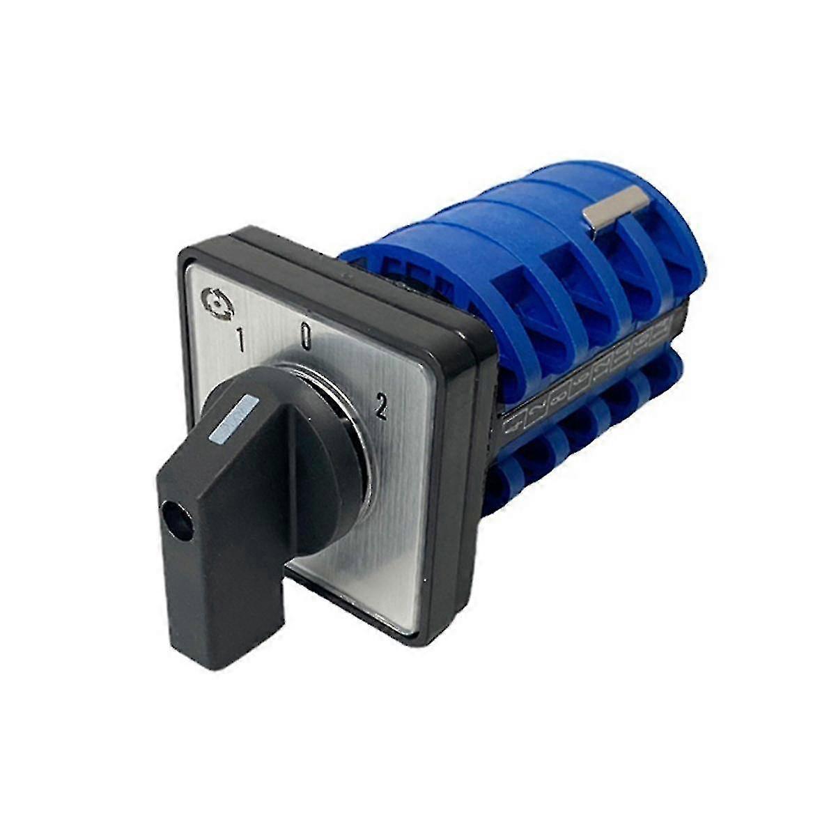 Rotary Switch On-Off-on 3 Position 4 Phases 20A 500V Double Speed Motor Switch Small Plate Changeover Cam Switch LW8-20