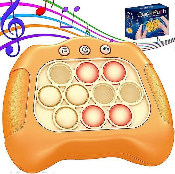 Pop Game Sensory Fidget Toys For Kids, Aionly Light Up Pattern Popping Game, Puzzle Pop Bubble Game Controller Machine, Push Pop Stress Toys