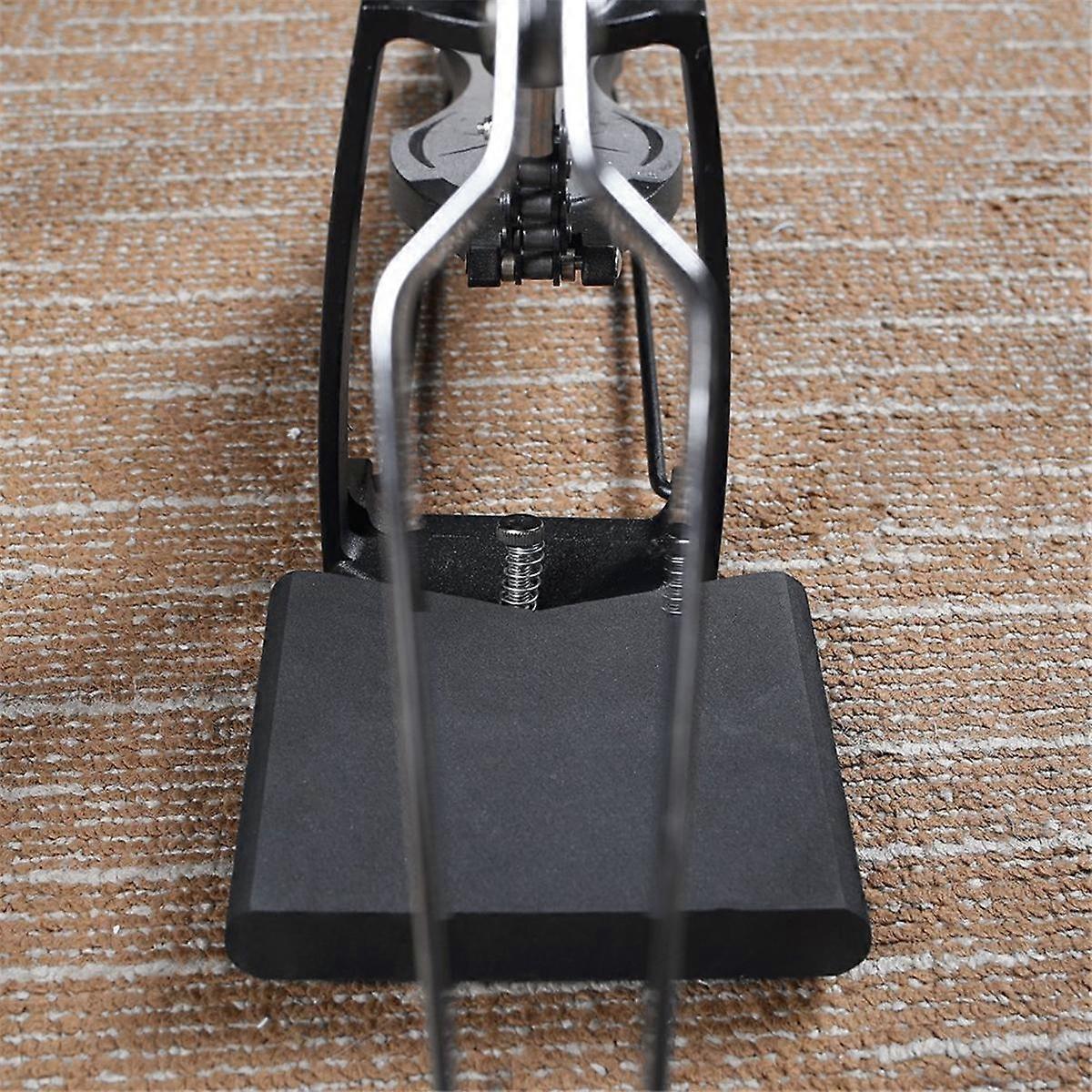 2 stk. trommeblokk hi-hat trommesett tilbehør for dobbel pedal, hi-hat stativ, keyboardpedal, elektrisk basstrommepedal