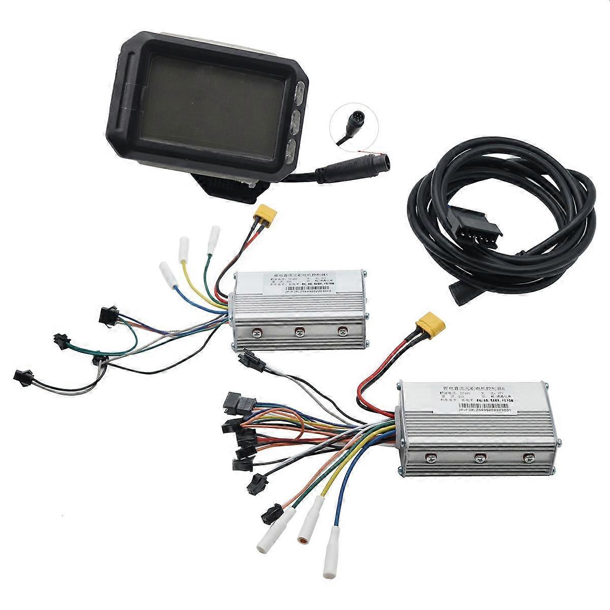 LCD Display Dashboard+48V 25A Brushless Controller Kit for G3 G-Booster Electric Scooter Front Rear