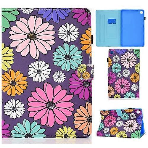 Painted Pattern TPU Horizontal Flip Leather Protective Case For Samsung Galaxy Tab S6 Lite