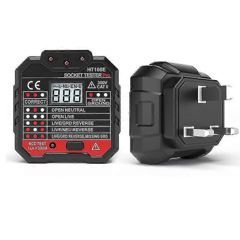 Digital Display Socket Outlet Tester Multifunction Power Supply Polarity Detector Phase Detector