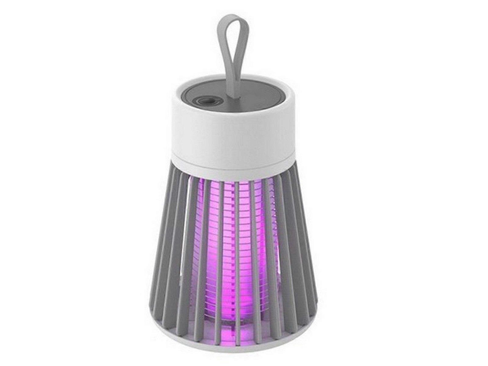 Moskitolampe USB Tragbarer Mückenzapper Grau