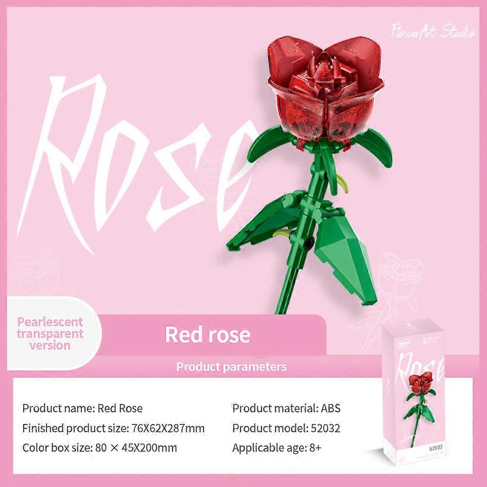 Construction Block Flower Bouquet Building Children Mini Art Building Blocks
