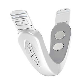 Double Chin Reducer, Face Lift Device Beauty Belt, Intelligent Electric V-face Shaping Massager With Blue Light