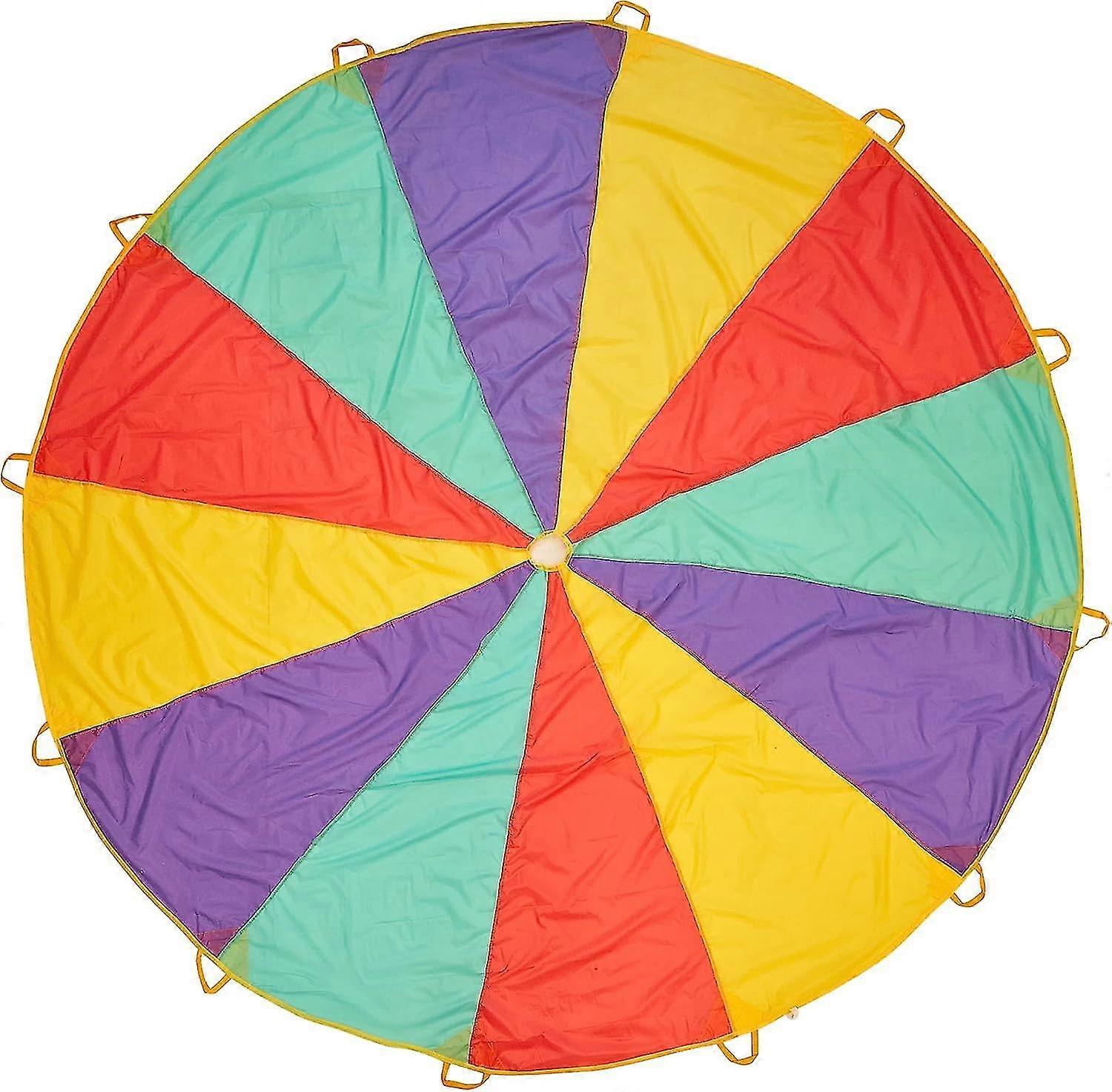 The Twiddlers - 12ft Parachute Play Tent Kids Game With 12 Handles