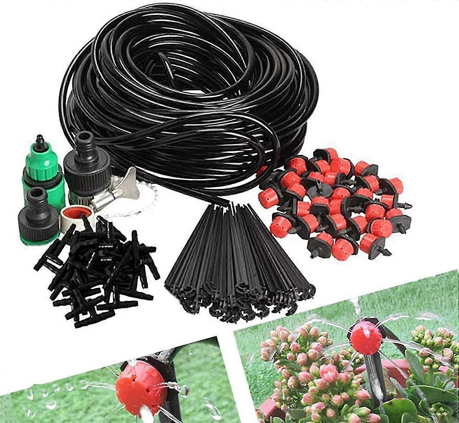 Irrigation System 25m, Irrigation Sets Micro Drip Irrigation Kit
