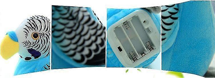 Fong Fong Talking Parrot, Electric Plush Parrot Toy Talking, Repeating What You Are Cartoon-cute Recording Early Education