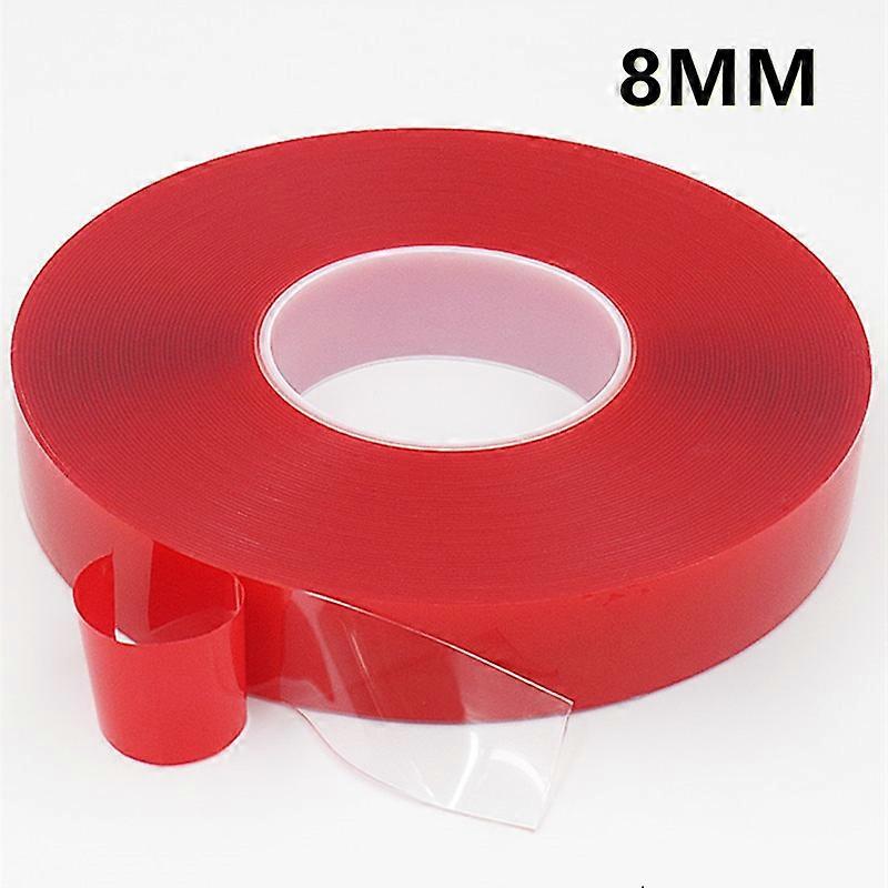 10M 5M doppelseitiges Klebeband Starker klarer transparenter Acrylschaum