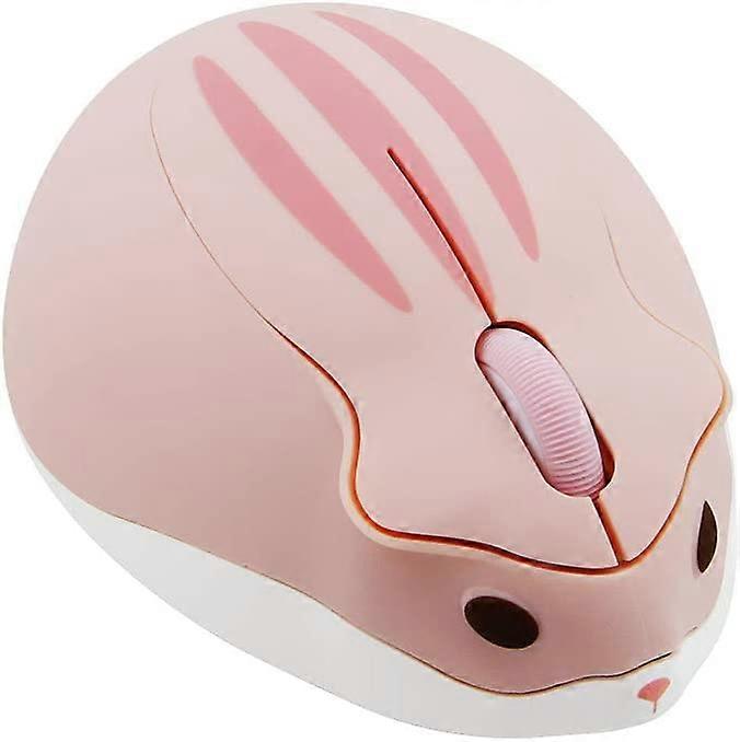 2.4GHz Wireless Mouse Cute Hamster Shape Less Noice Portable Mobile Optical 1200DPI USB Mice Cordless Mouse for PC Laptop Computer Notebook MacBook Ki
