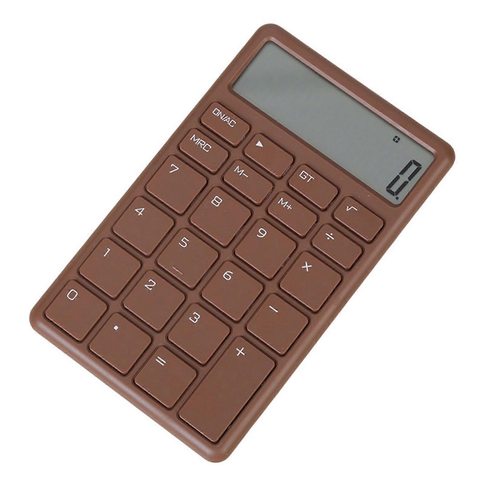 Electronic Calculator LCD Screen Mute Operation 12 Digits Solar Battery Basic Office Calculator School Supplies KAESI