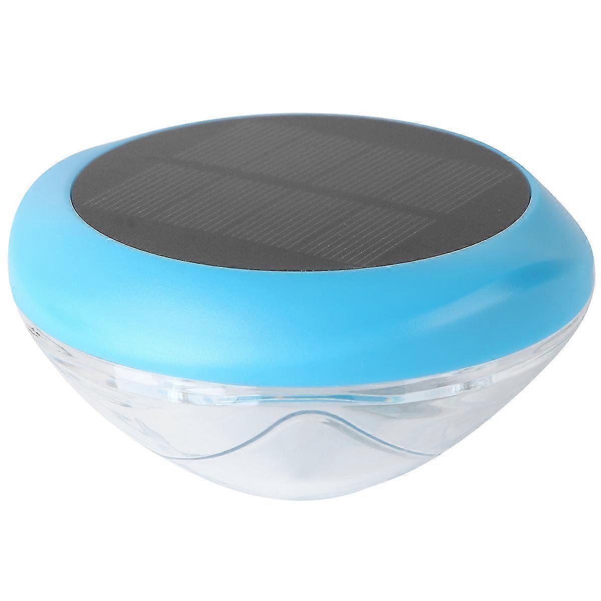 1pc Solar Powered 7-color Water Float Light Pool Colorful Flash Floating Light Automatic Color Change Outdoor Waterproof Floating Decoration Light