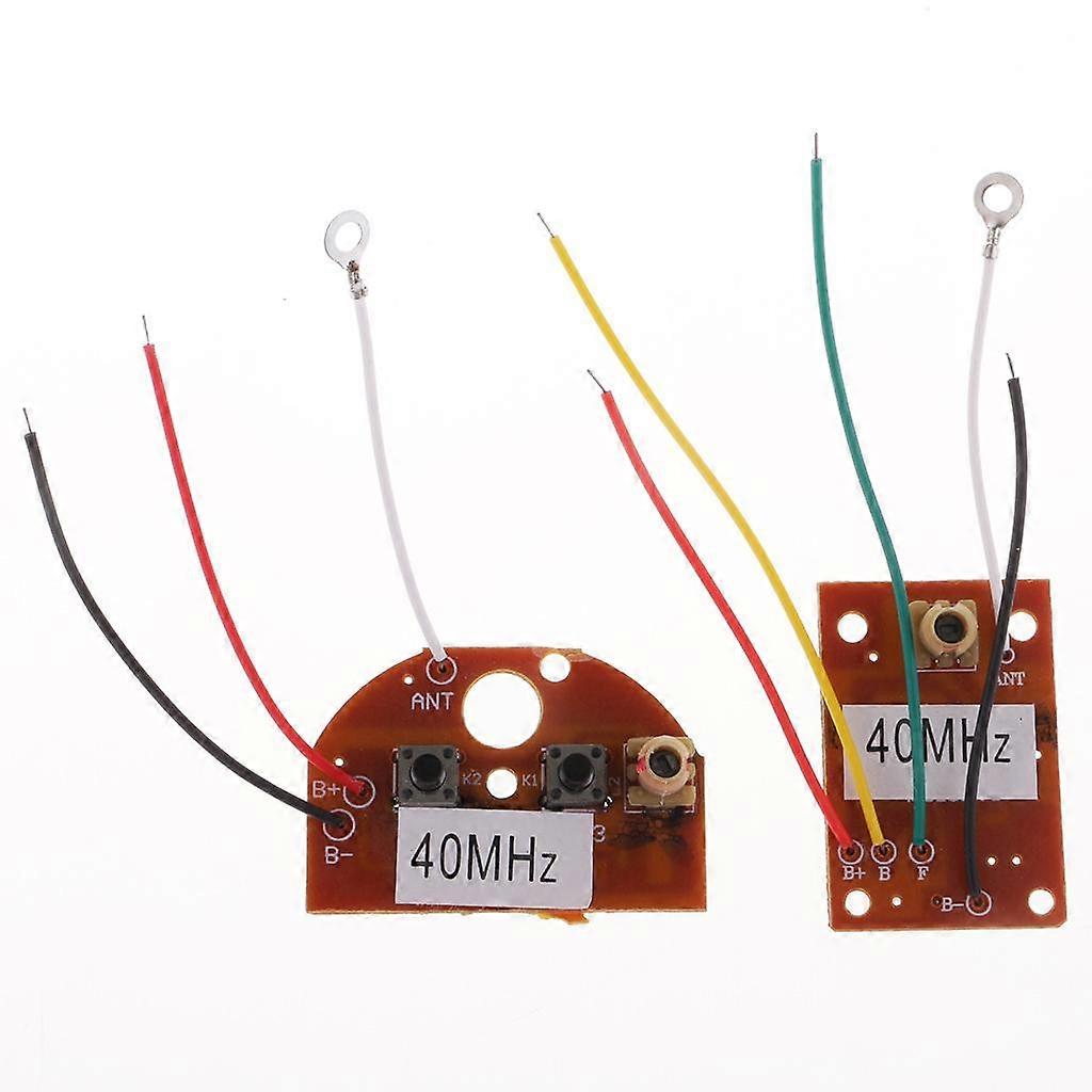3x40MHz 2CH Remote Controller Receiver Transmitter Board with Antenna