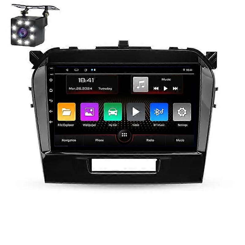 Car Radio For Suzuki Vitara 4 2014 - 2018 Multimedia Video Carplay Navigation GPS