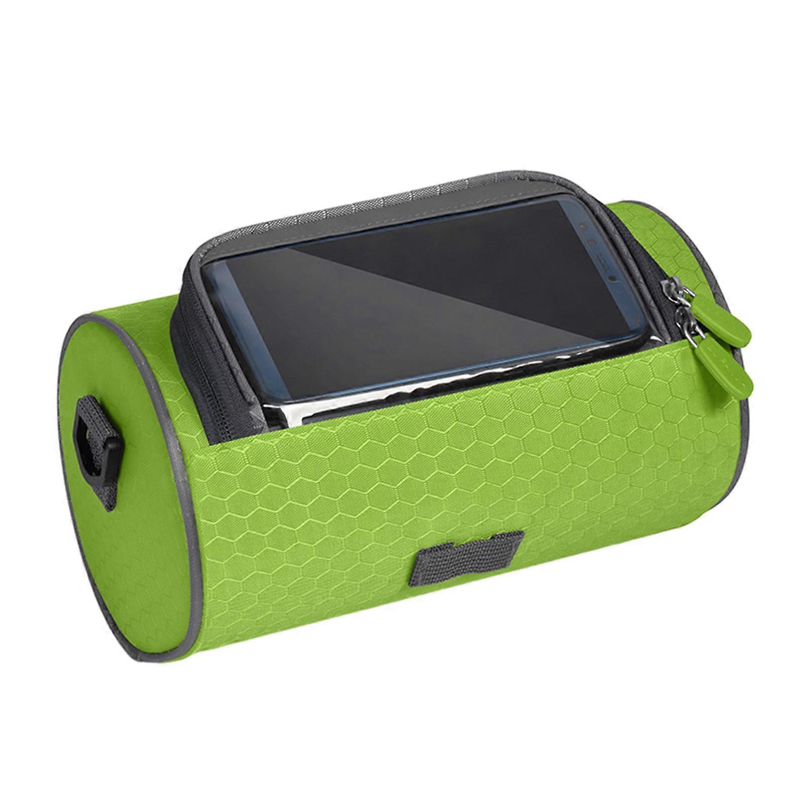 Touchscreen Bike Handlebar Bag for 6.1 Inches Phone Shockproof Watertight Phone Bag for Electric Scooter