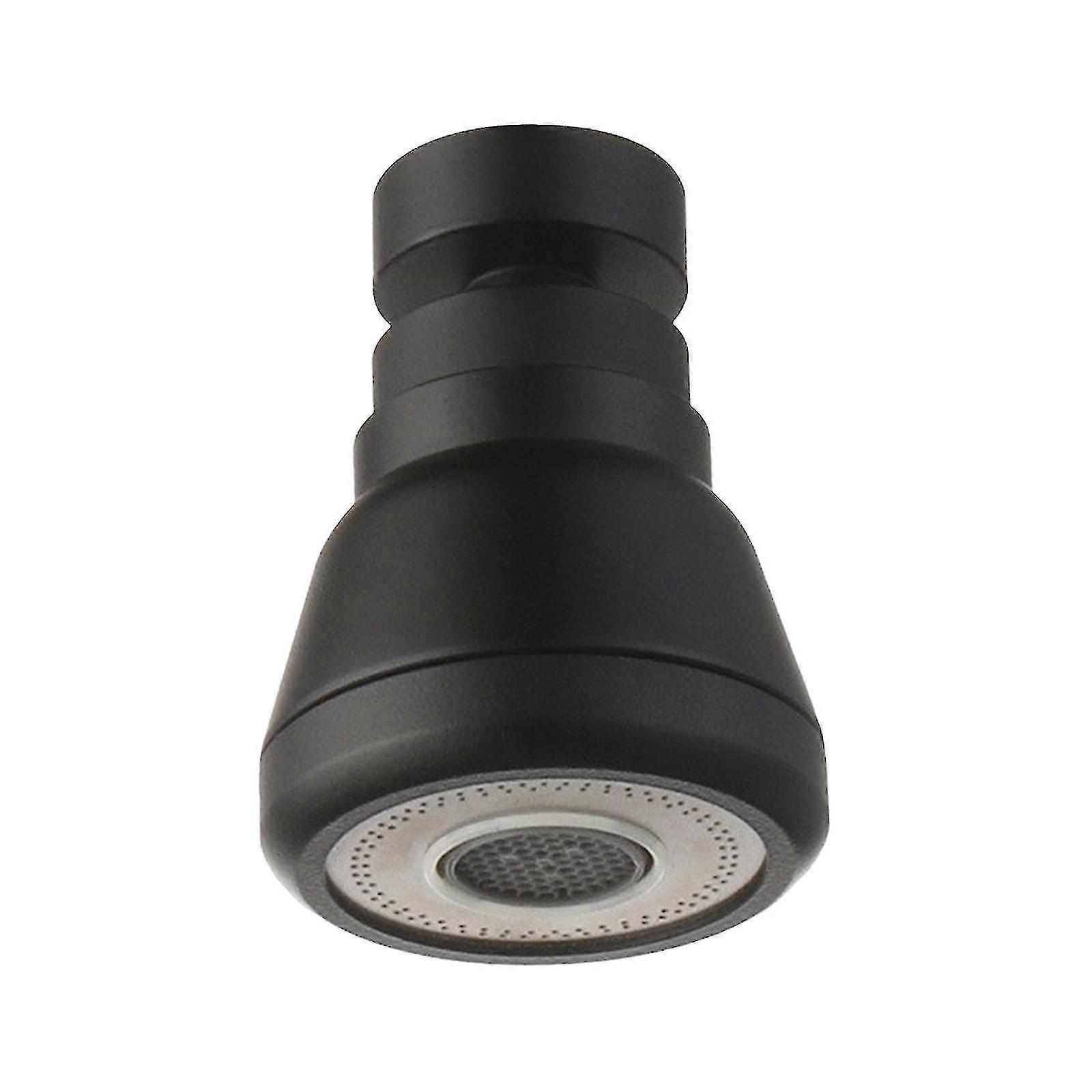360 Rotatable Tap Head Faucet Extender Splash-proof Kitchen Tap Sprayer With 3 Modes Water Saving Black Copper Water Tap Head