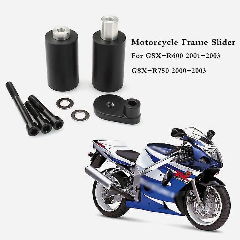 No Cut Motorcycle Frame Sliders Crash Falling Protection For Suzuki GSXR 600 GSXR600 2001 2002 2003 GSXR 750 GSXR750 2000-2003