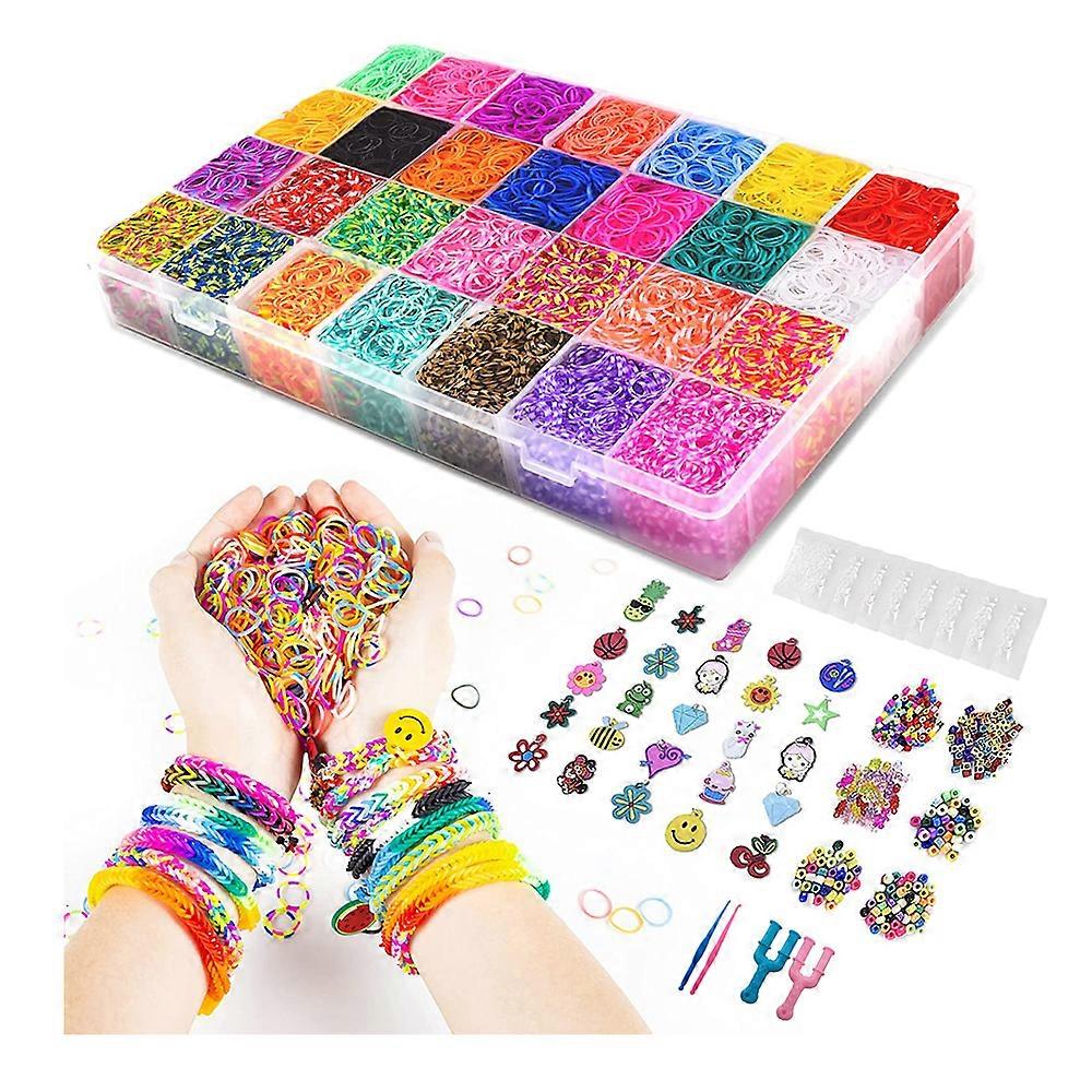 10000+ Creative Loom Twist Rubber Bands Jewelry making Kit