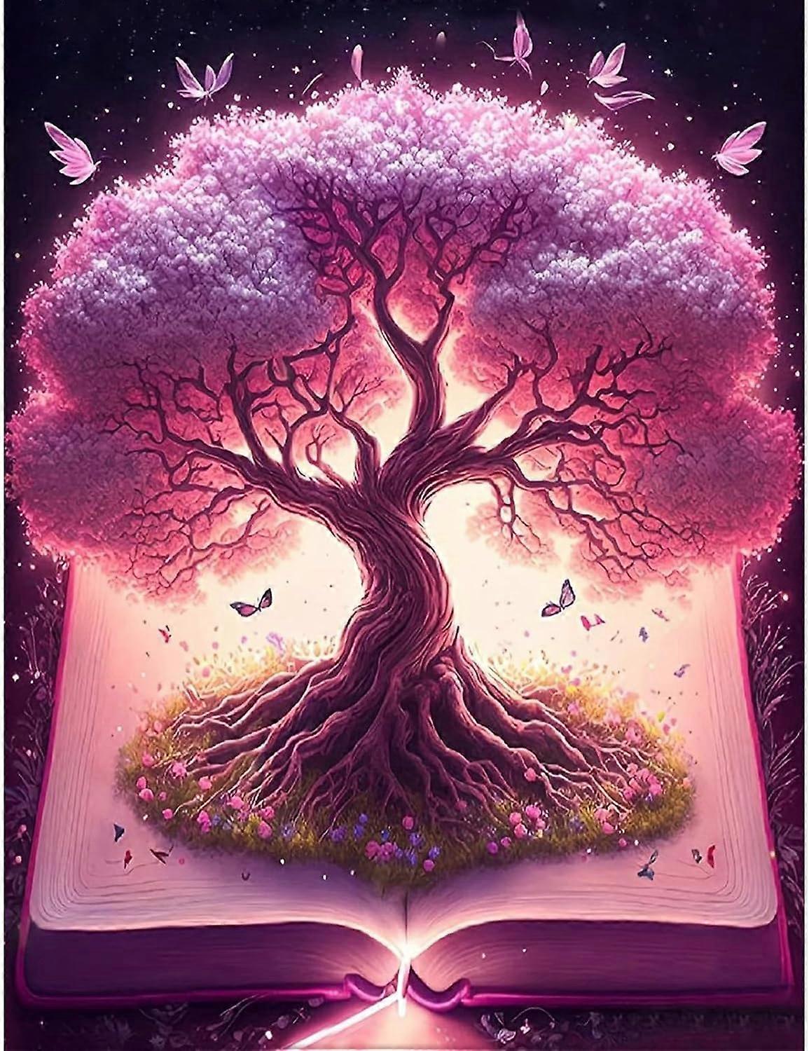 Livets tre diamantmaleri 30x40cm (stil 10)