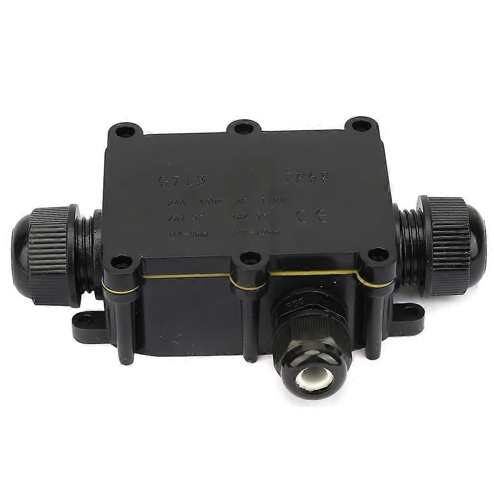 Waterproof Junction Box IP68 Electrical Enclosure Cable Terminal Block (3-Way)
