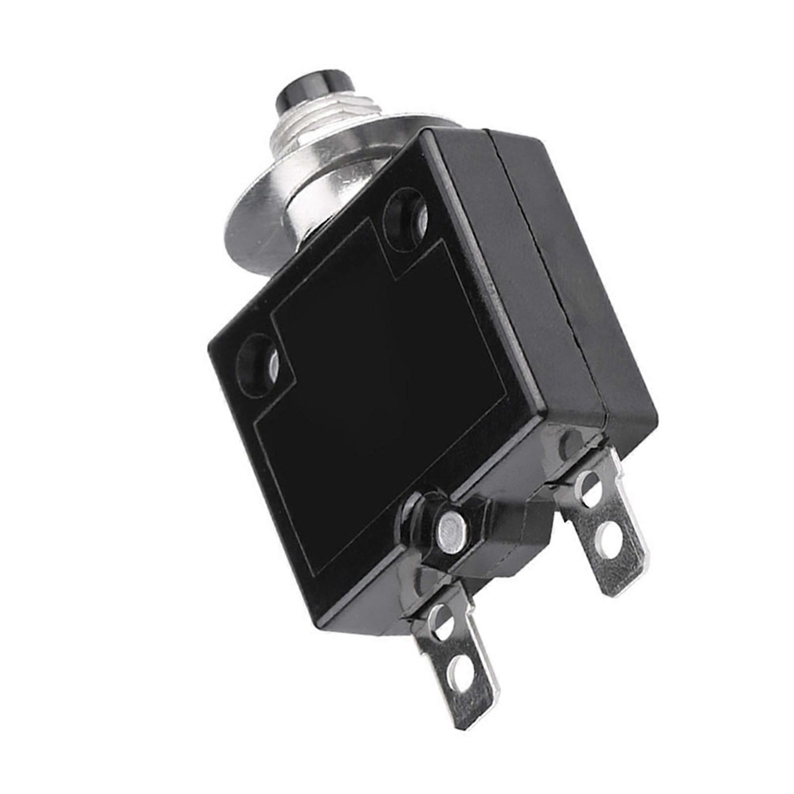 Manual Reset Thermal Overload Protector - 5A Circuit Breaker for Over Current Protection