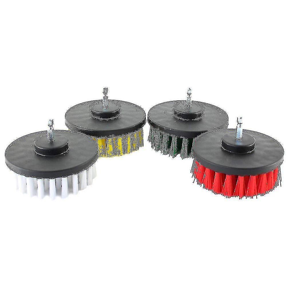 4pcs Grout Power Scrubber Cleaning Brush Cleaner Combo Tool Kit