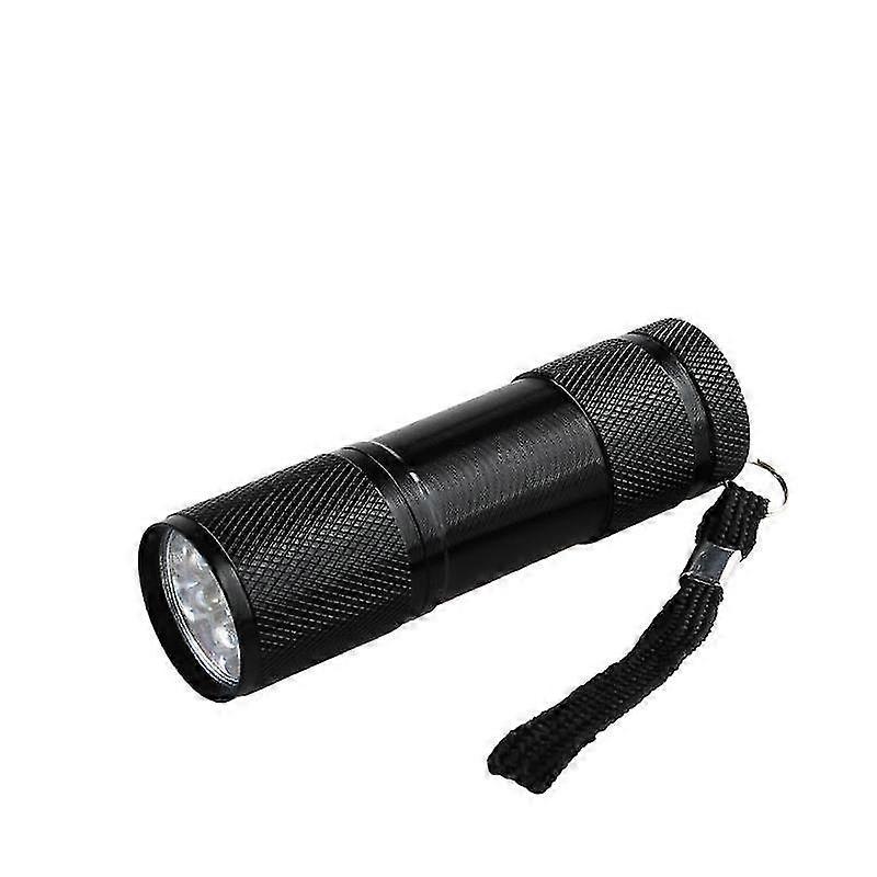 Led Purple Flashlight (1pc, Black)