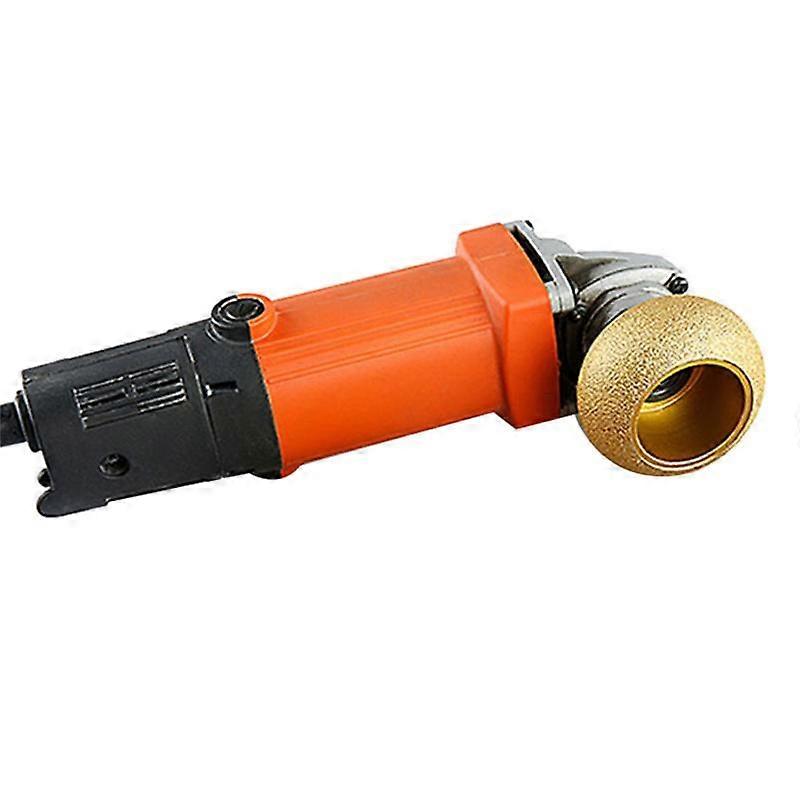 75Mm Stone Edging Wheel Grinding Wheel Roman Slotted Marble Brazed Diamond Angle Grinder Grinding Head 15Mm
