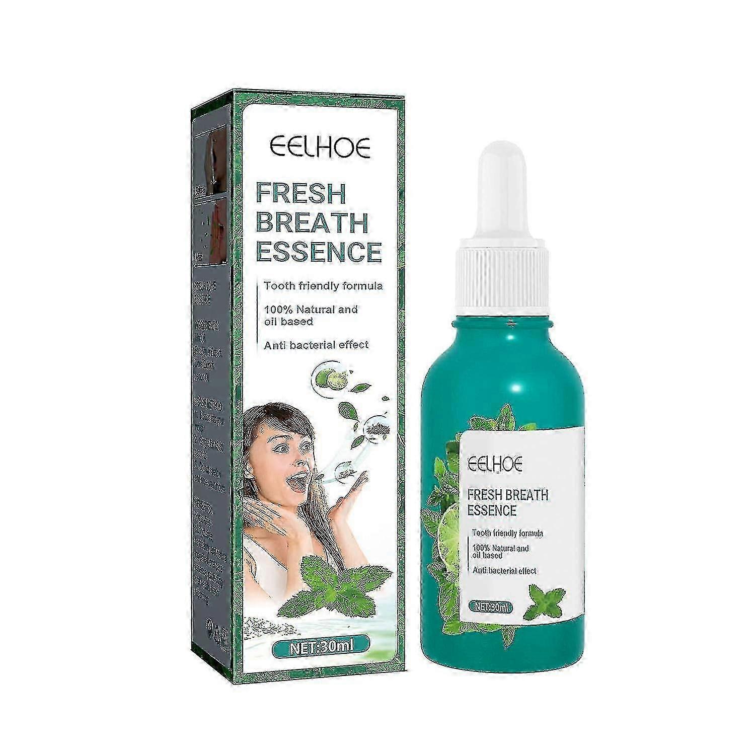 ミントオイルブレスフレッシュナー入りフレッシュブレスエッセンス口臭口臭の除去ドロップフレッシュブレ