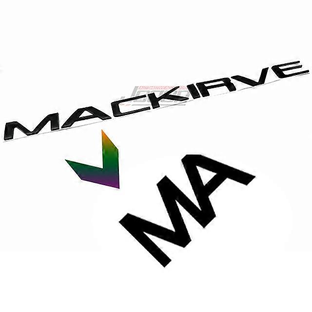 Abs Chrome 3d Tailgate Badge Emblem Sticker For Ford Maverick 2022 2023 Car Rear Trunk Letters Nameplate Decals Matte Black - Interior Door Panels & P