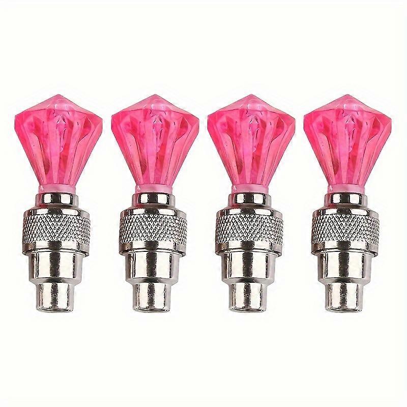 OL2- Car Hub Valve Core Running Horse Light Wind Fire Wheel Breathing Light Motorcycle Tire Valve Valve Explosion proof, Sun Protection, Waterproof, R