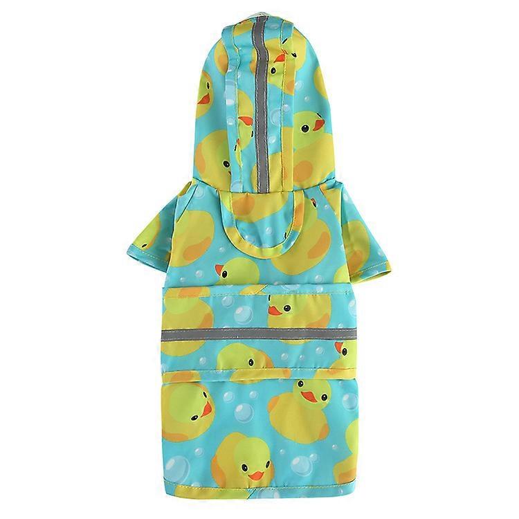 Dog raincoat with transparent cape raincoat, suitable for small and medium sized dogs