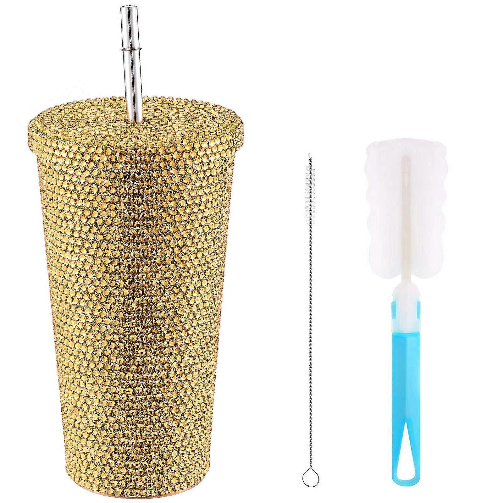 500 ml-es Bling gyémánt pohár strasszos termikus csésze nagy kapacitású vizes palack ajándék, 100% új