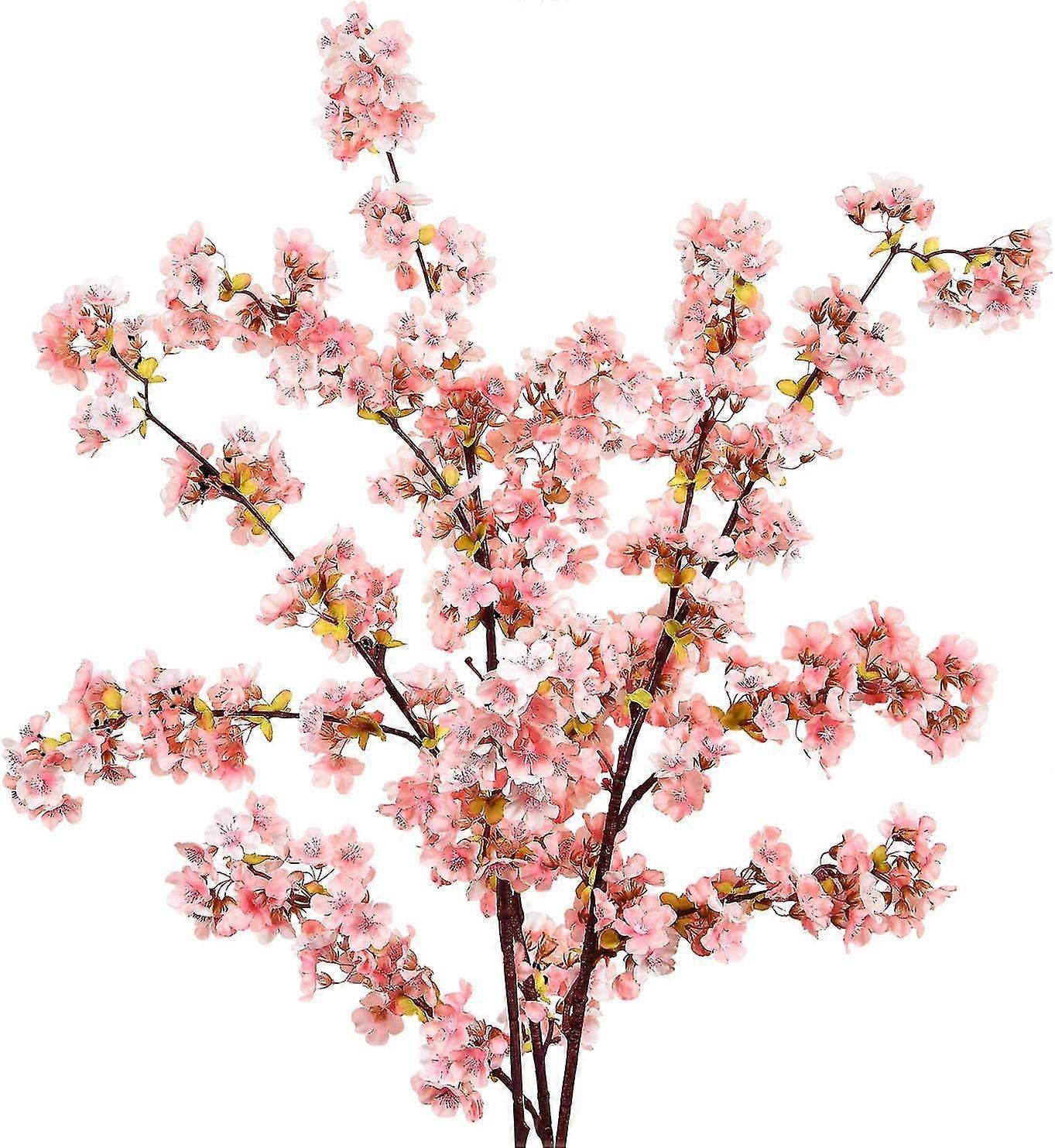 Plum Blossom Artificial Flowers Simulation Flower Table Decoration Accessories Party Beach Theme Decorations Artificial Cherry Blossom Flower (Pink Ch
