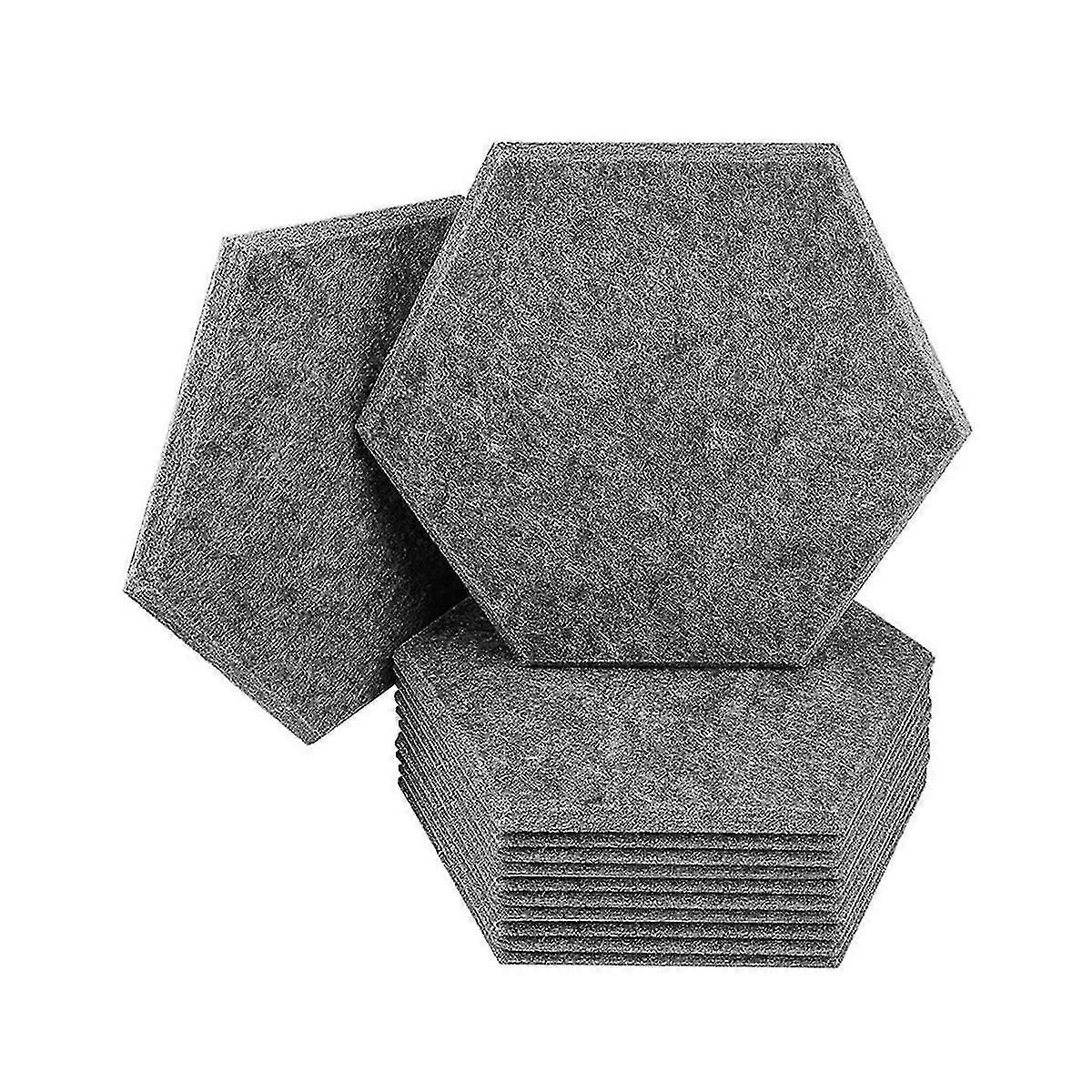 Hexagonal Self-adhesive Acoustic Foam Board High Density Acoustic Panels For Studio, Home And Offic