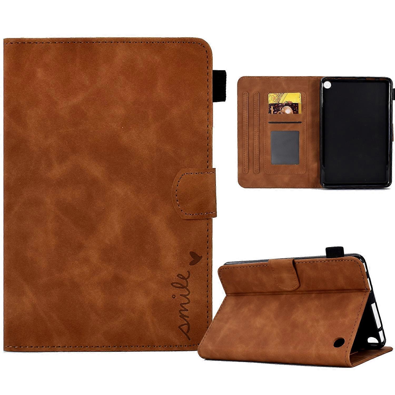 Leather Tablet Case For Amazon Kindle Fire 7 2022