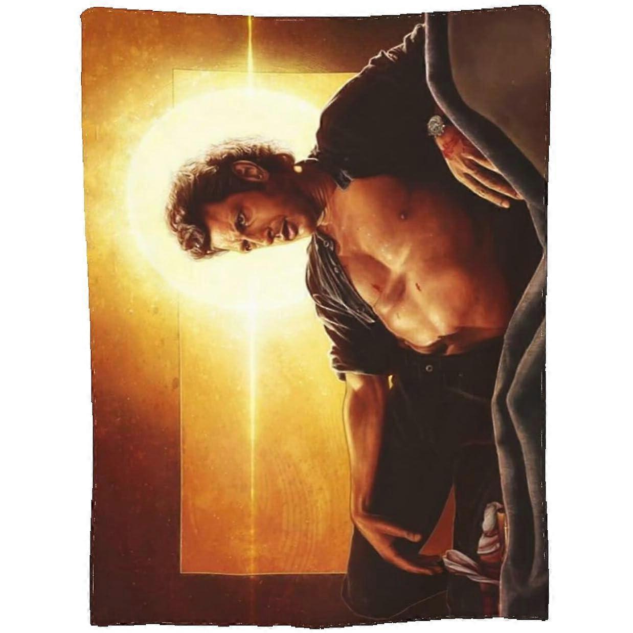 Throw Blanket for Couch Sofa or Bed, Jeff Weird Goldblum Soft Fuzzy Plush Blanket, Luxury Flannel Lap Blanket, Super Cozy and Comfy for All Seasons