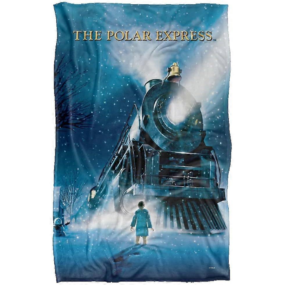 ملصق Polar Express Polar Express بطانية رمي فائقة النعومة