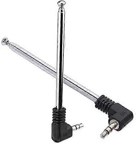 ZRUXE Telescopic FM Antenna (2-Pack)
