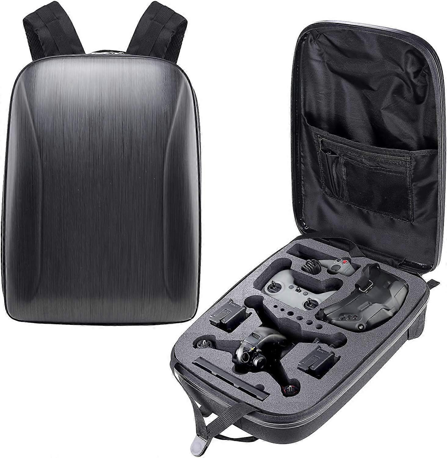 ZRUXE Portable Hard Case for DJI FPV Drone, Professional Waterproof Shockproof Backpack Bag for DJI FPV Combo Drone
