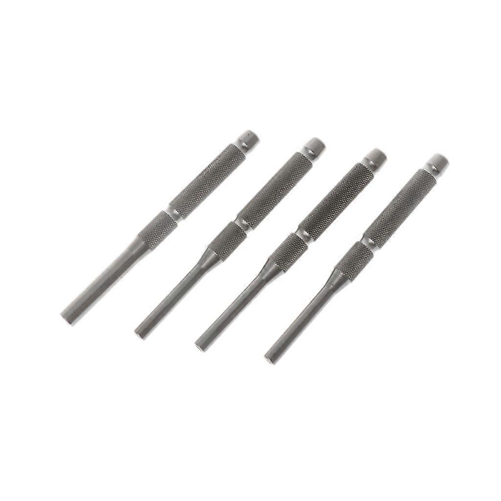 4pcs/set Stainless Steel Multi Size Hollow End Roll Pin Tool Starter Punch Kits