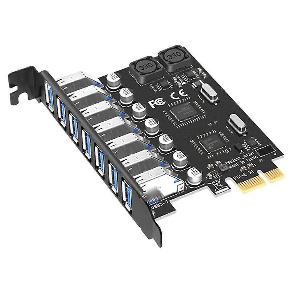 7ポートUSB 3.0 PCI-E拡張カードアダプタUSB3.0ハブPCI Express拡張