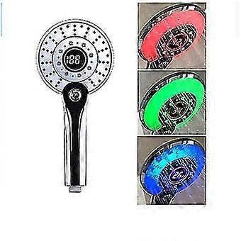 Multifunctional Shower Water Smart Temperature Luminous Handheld Shower Spray good