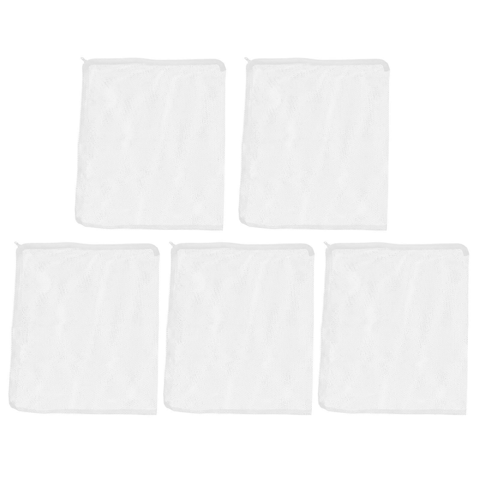 5 Pcs Activated Charcoal Mesh Filter Sock Reusable Net Bags Small Filter Media Bags Activated Carbon Pouch Aquarium Filter Mesh