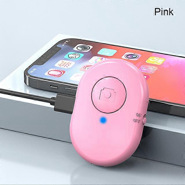 Bluetooth-Compatible Wireless Remote Controller Rechargeable Self-timer Selfie Stick Shutter Release Photo Button for Smartphone