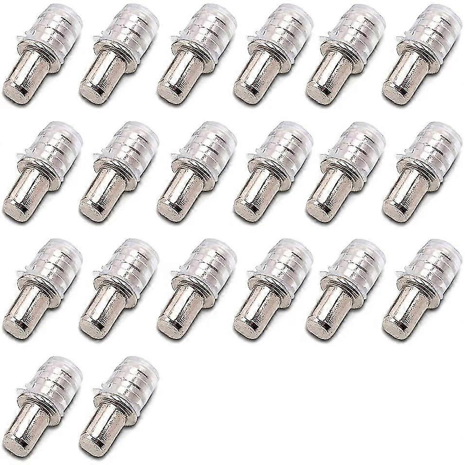 Guazhuni 20pcs Splint Shelf Shelf Bracketsilver