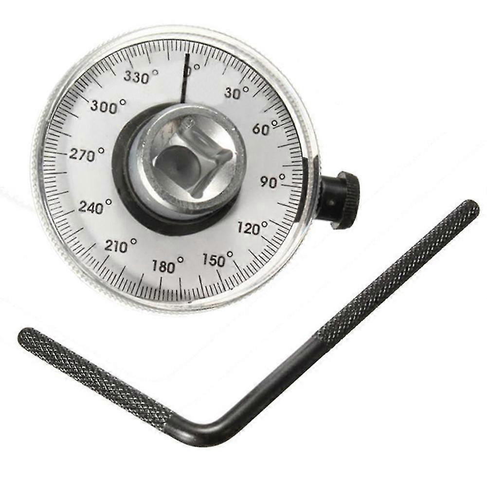 Torque Wrench 1/2'' Drive Angle Gauge Spanner Meter Measure Car Garage Tool Adjustable Easy To Read Dial For Automotive Repair