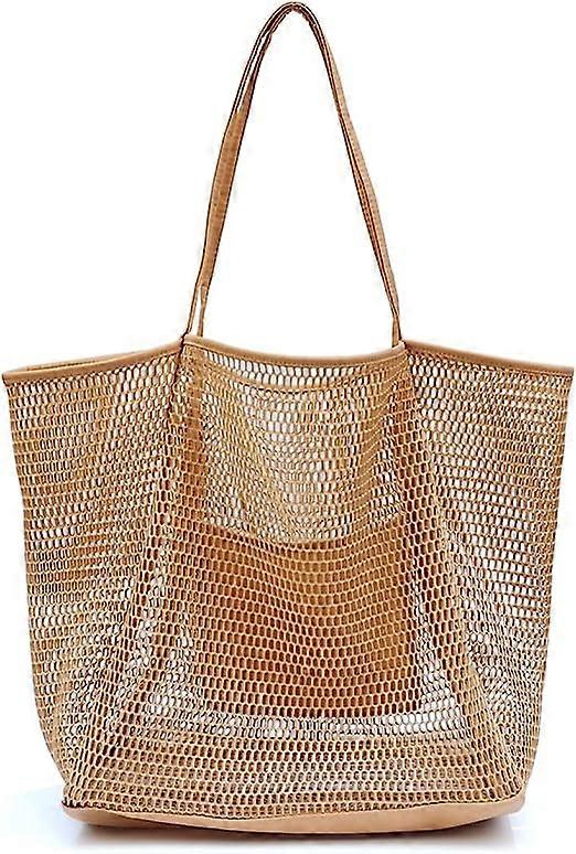 Mesh Beach Tote Kadın Omuz Çanta